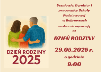 plakat-zaproszenie na Dzień Rodziny 2025