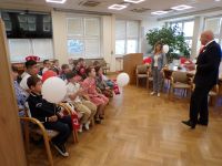 Uczniowie klas II i III w Urzędzie Miejskim.