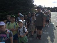 Wycieczka w drodze do Parku Dinozaurów.