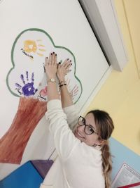 P. Dorota odciska ręce