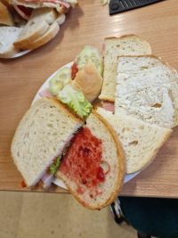 Przygotowane dla pań kanapki