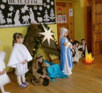 Jasełka w wykoniu dzieci z Oddziału Przedszkolnego.