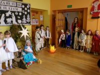 Jasełka w wykonaniu dzieci z Oddziału Przedszkolnego.