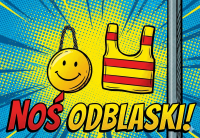 Dokończony szkic 'noś odblaski'