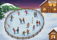 Dokończony szkic lodowiska