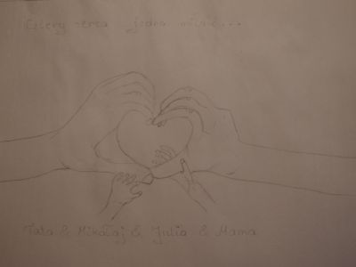 13. Szkic Cztery serca - jedna miłość - Pani Kasia Jakubiak