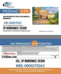 Instrukcja- jak przekazać 1,5 % podatku.