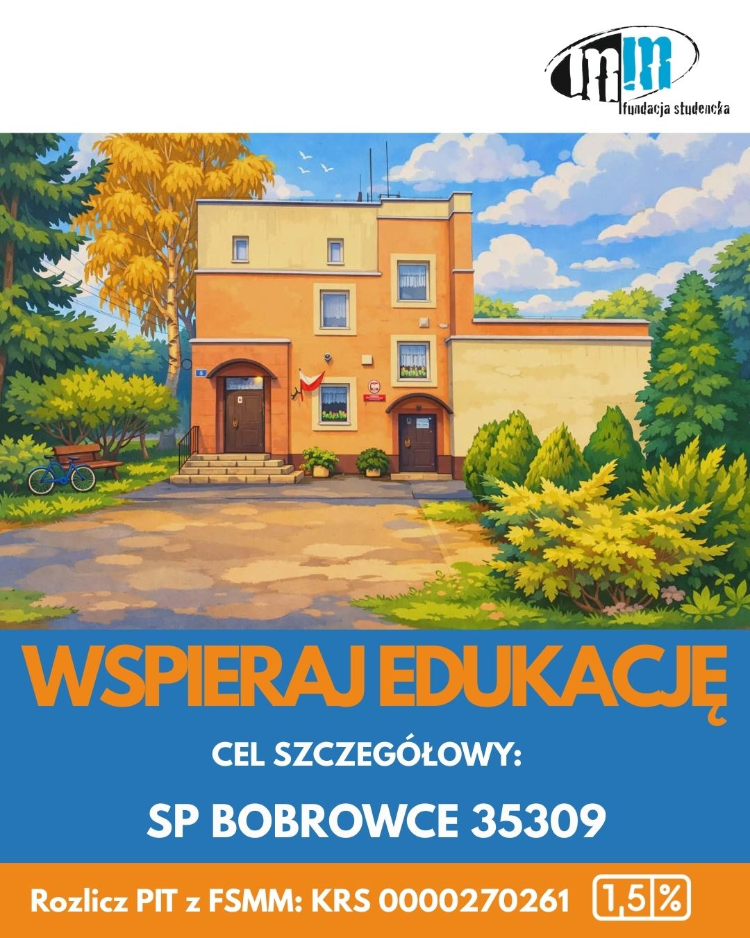 Plakat-Wspieraj Edukację.